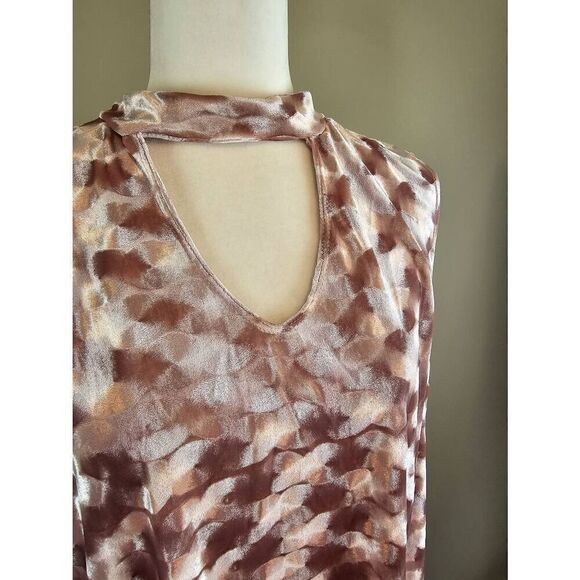 Amana Top Sz 2X Dusty Pink Velour - Picture 2 of 8